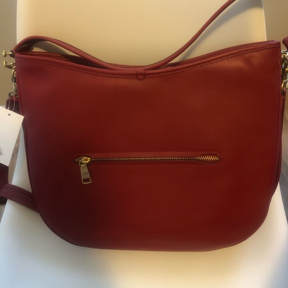 NWT $395 COACH Soft Tabby Leather Hobo Bag in Brick Red! - Picture 8 of 16